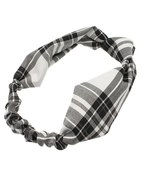 WEGO（ウィゴー）の「WEGO/チェックターバン（ヘアバンド・レディース・ホワイト/レッド/その他1・FREE）」の8枚目の写真