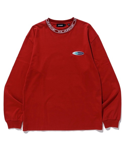 XLARGE(エクストララージ)の「COLLAR LOGO L/S TEE(Tシャツ/カットソー・メンズ・ネイビー/イエロー/グリーン/バーガンディー・S/M/L/XL)」の15枚目の写真