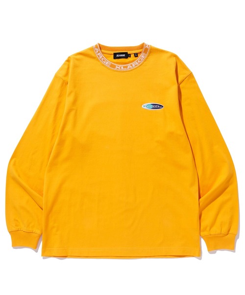 XLARGE(エクストララージ)の「COLLAR LOGO L/S TEE(Tシャツ/カットソー・メンズ・ネイビー/イエロー/グリーン/バーガンディー・S/M/L/XL)」の16枚目の写真
