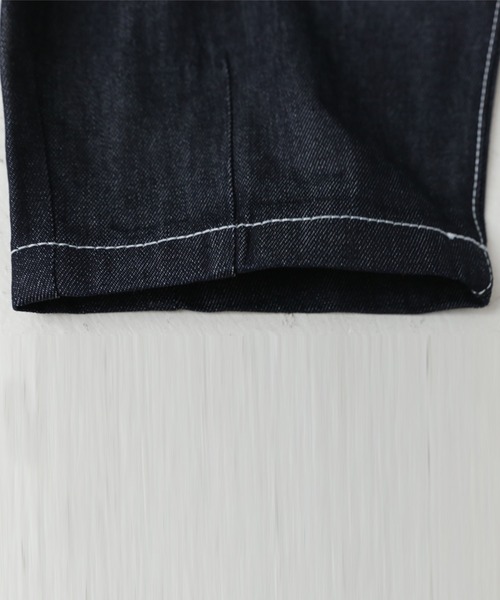 antiqua（アンティカ）の「育てるデニム。ストレッチバルーンデニム（デニムパンツ・レディース・ノンウォッシュ・M/L/L/XL）」の20枚目の写真