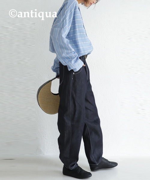 antiqua（アンティカ）の「育てるデニム。ストレッチバルーンデニム