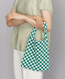 Parc-nique | ＜PCNQ＞ブロックチェック柄ニットバッグ(トートバッグ)