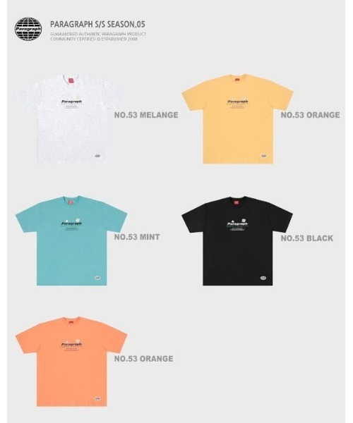 [PARAGRAPH] SMILE FLOWER T-SHIRT/追跡付 Paragraph（パラグラフ）の「『paragraph/パラグラフ』SMILE