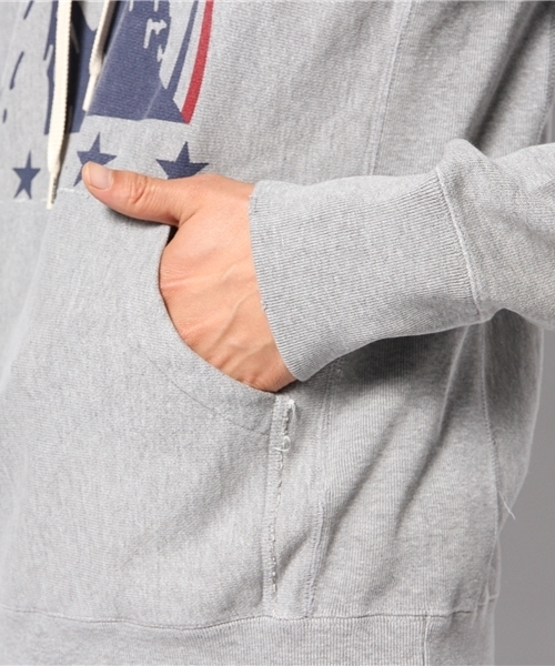 HYSTERIC GLAMOUR（ヒステリックグラマー）の「STAR WOMAN FACE pt PK（パーカー・メンズ・ブルー/ネイビー/トップグレー・SMALL/MEDIUM/LARGE）」の5枚目の写真