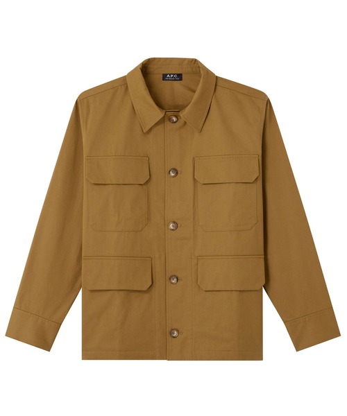 A.P.C. ブラウン ボア襟 ジャケット　アーペーセー　ブルゾン 中古・古着通販】A.P.C. (アーペーセー) ボアジャケット