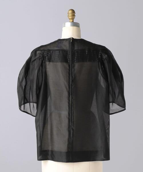 BLAMINK（ブラミンク）の「< BLAMINK（ブラミンク）> P C/SI TUCK SSL BK（シャツ/ブラウス・レディース・ブラック・38/36）」の3枚目の写真