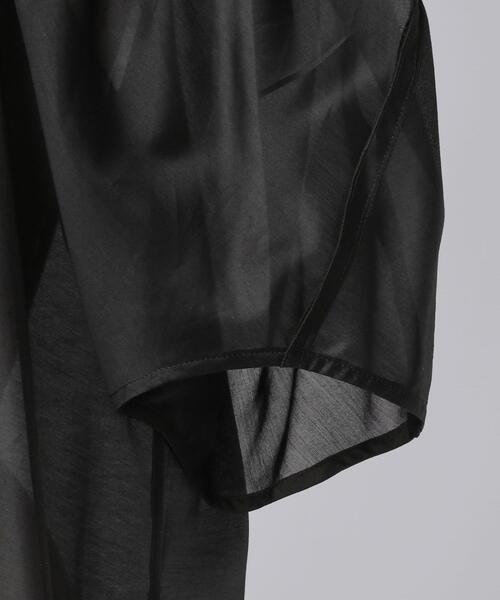 BLAMINK（ブラミンク）の「< BLAMINK（ブラミンク）> P C/SI TUCK SSL BK（シャツ/ブラウス・レディース・ブラック・38/36）」の5枚目の写真