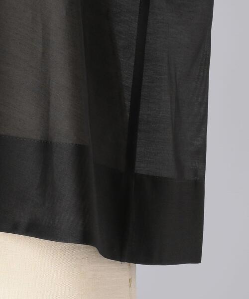 BLAMINK（ブラミンク）の「< BLAMINK（ブラミンク）> P C/SI TUCK SSL BK（シャツ/ブラウス・レディース・ブラック・38/36）」の6枚目の写真