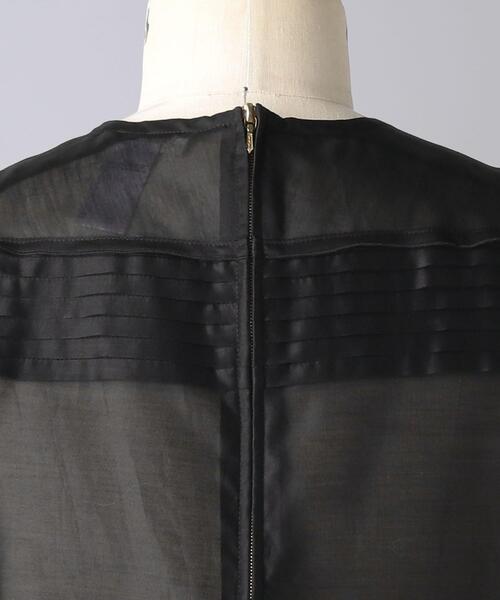 BLAMINK（ブラミンク）の「< BLAMINK（ブラミンク）> P C/SI TUCK SSL BK（シャツ/ブラウス・レディース・ブラック・38/36）」の7枚目の写真