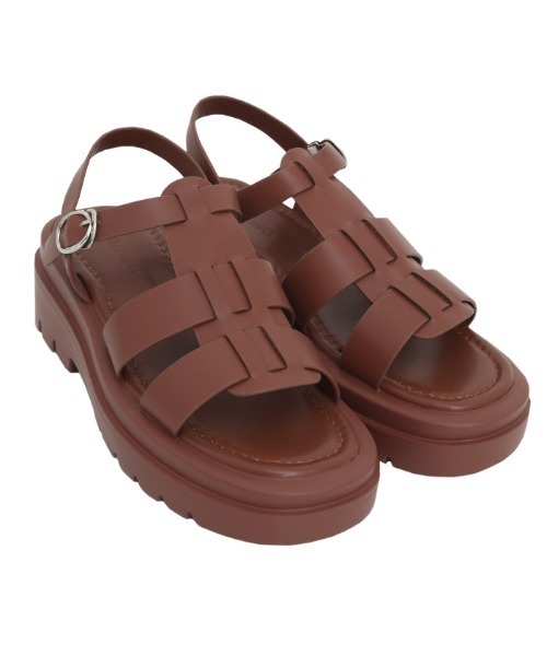 select MOCA（セレクトモカ）の「プラットフォームグルカサンダル（サンダル・レディース・ホワイト/ブラック/ブラウン・SMALL/MEDIUM/LARGE）」の17枚目の写真