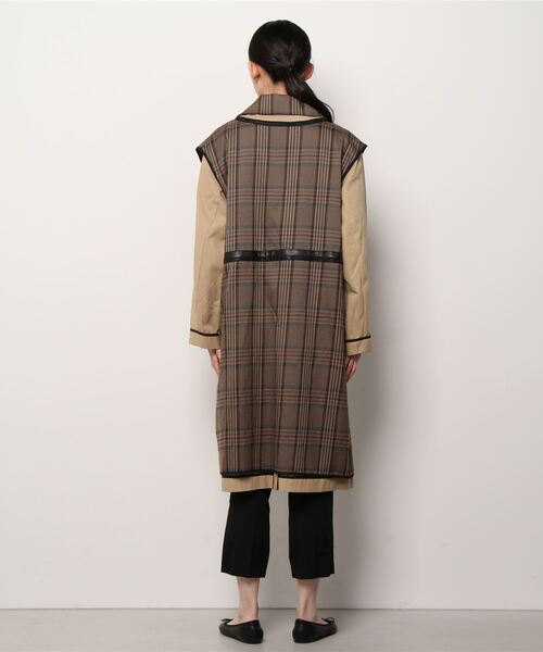 atmos pink（アトモスピンク）の「atmos pink 3WAY ブロッキングコート（トレンチコート・レディース・ホワイト/ベージュ・FREE）」の7枚目の写真