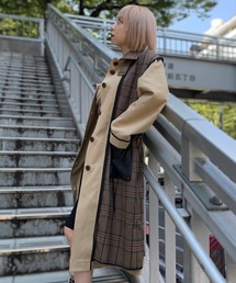atmos pink | atmos pink 3WAY ブロッキングコート(トレンチコート)