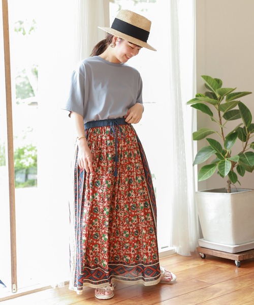 studio CLIP（スタディオクリップ）の「【低身長向けアイテム/WEB限定】インド柄スカート（スカート・レディース・その他1/その他2/その他5/その他6/その他3/その他4・FREE）」の4枚目の写真