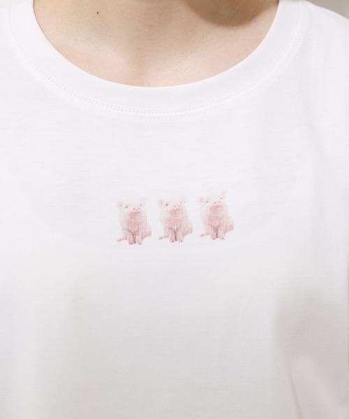 one after another NICE CLAUP(ワンアフターアナザーナイスクラップ)の「フォトアソートBigT(Tシャツ/カットソー・レディース・ホワイト/オフホワイト/アイボリー/ホワイト系その他・FREE)」の15枚目の写真