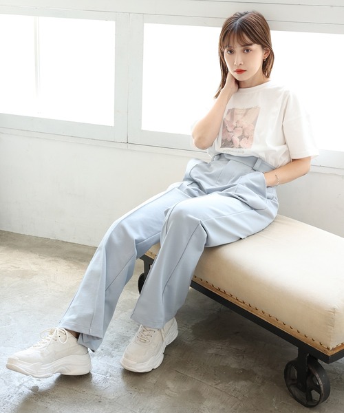 one after another NICE CLAUP(ワンアフターアナザーナイスクラップ)の「フォトアソートBigT(Tシャツ/カットソー・レディース・ホワイト/オフホワイト/アイボリー/ホワイト系その他・FREE)」の17枚目の写真