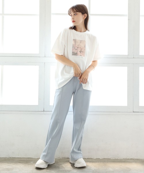 one after another NICE CLAUP(ワンアフターアナザーナイスクラップ)の「フォトアソートBigT(Tシャツ/カットソー・レディース・ホワイト/オフホワイト/アイボリー/ホワイト系その他・FREE)」の16枚目の写真