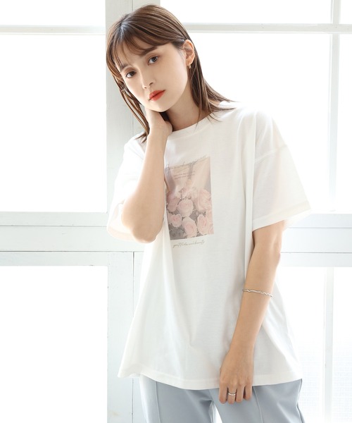 one after another NICE CLAUP(ワンアフターアナザーナイスクラップ)の「フォトアソートBigT(Tシャツ/カットソー・レディース・ホワイト/オフホワイト/アイボリー/ホワイト系その他・FREE)」の20枚目の写真