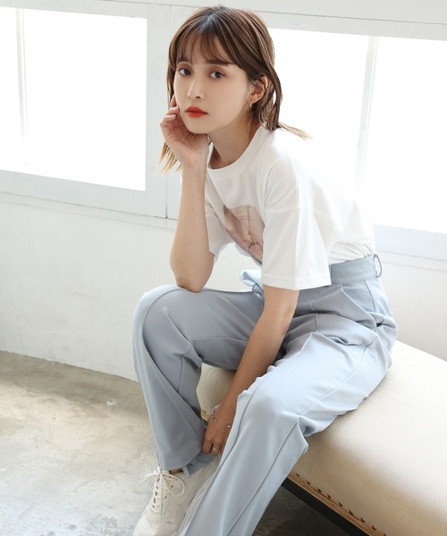 one after another NICE CLAUP(ワンアフターアナザーナイスクラップ)の「フォトアソートBigT(Tシャツ/カットソー・レディース・ホワイト/オフホワイト/アイボリー/ホワイト系その他・FREE)」の18枚目の写真