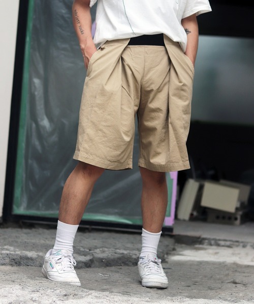 RELAXFIT（リラックスフィット）の「【RELAXFIT / リラックスフィット 】WISM 別注 NORTH PADRE ISLAND BEACH SHORTS（その他パンツ・メンズ・ベージュ/ホワイト/ブラック・FREE）」の3枚目の写真