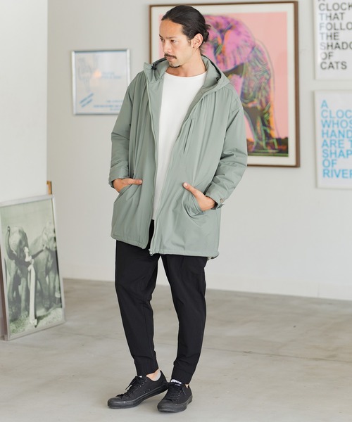CAMBIO（カンビオ）の「mj8065-Snow Parka Like Hooded Jacket 