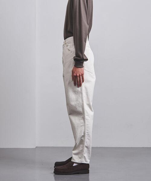 UNITED ARROWS(ユナイテッドアローズ)の「<UNITED ARROWS> ホワイト ピグメント テーパード 5ポケット†(その他パンツ・メンズ・ナチュラル・S/M/L/XL)」の3枚目の写真