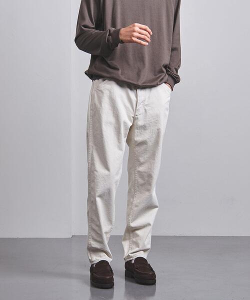 UNITED ARROWS(ユナイテッドアローズ)の「<UNITED ARROWS> ホワイト ピグメント テーパード 5ポケット†(その他パンツ・メンズ・ナチュラル・S/M/L/XL)」の6枚目の写真
