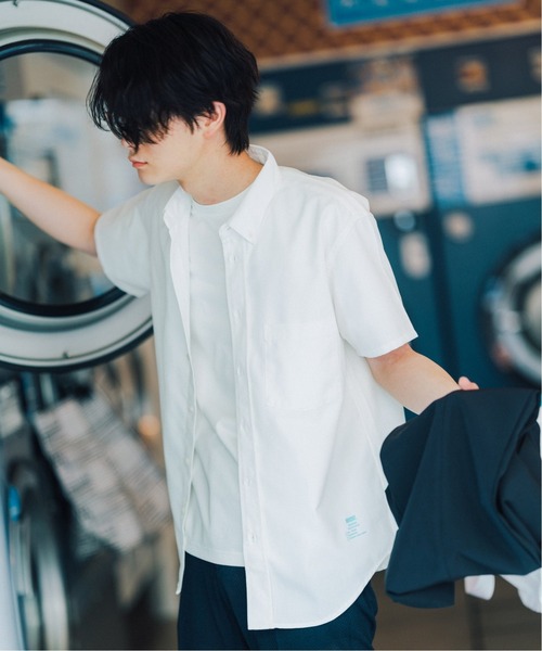 B.C STOCK（ベーセーストック）の「LAUNDRY シャツ（シャツ/ブラウス・メンズ・ホワイト/クリアブルー・MEDIUM/LARGE）」の3枚目の写真