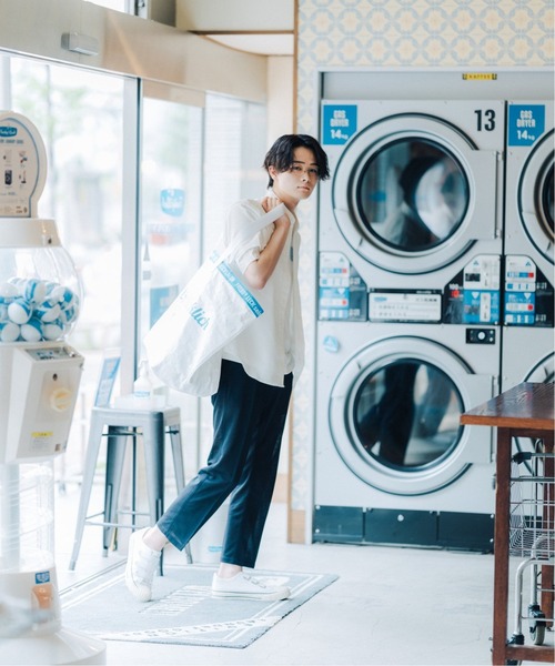 B.C STOCK（ベーセーストック）の「LAUNDRY シャツ（シャツ/ブラウス・メンズ・ホワイト/クリアブルー・MEDIUM/LARGE）」の5枚目の写真