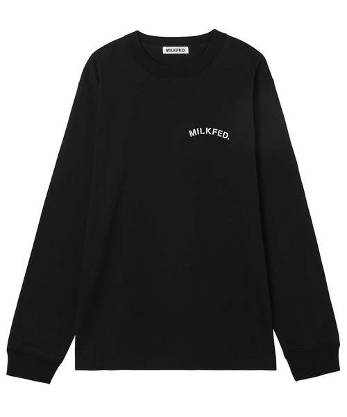 MILKFED.(ミルクフェド)の「LS TEE CHERRY(Tシャツ/カットソー・レディース・ホワイト/ブラック・ONE SIZE)」の11枚目の写真