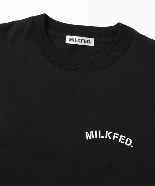 MILKFED.(ミルクフェド)の「LS TEE CHERRY(Tシャツ/カットソー・レディース・ホワイト/ブラック・ONE SIZE)」の4枚目の写真