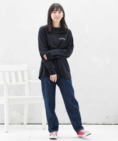 MILKFED.(ミルクフェド)の「LS TEE CHERRY(Tシャツ/カットソー・レディース・ホワイト/ブラック・ONE SIZE)」の20枚目の写真