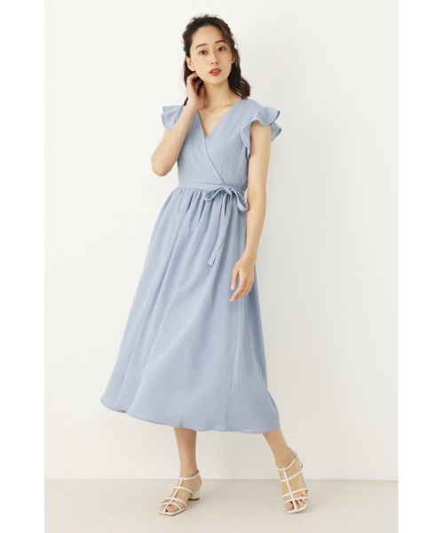 Original シェルターオリジナル のワンピース クロスオーバーラッフルワンピース 090eaw33 0070 をセール価格で購入できます Shel Tter Shel Tter ワンピースクロスオーバーラッフルワンピース