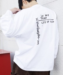 Mark Gonzales / マークゴンザレス 別注 コラボ オーバーサイズ 刺繍 ロゴ ビッグシルエット プリント ロンT