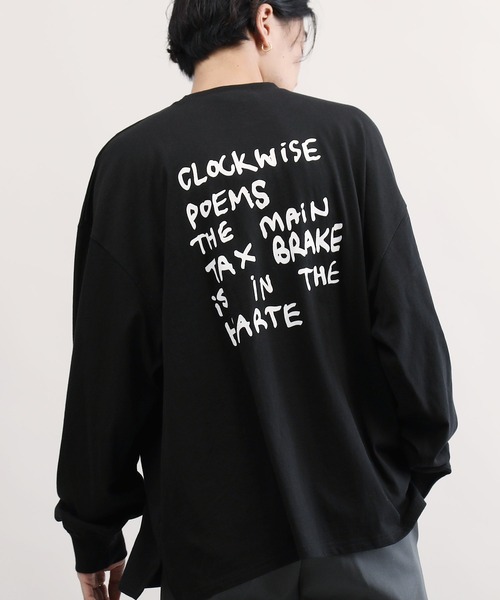 Mark Gonzales(マーク・ゴンザレス)の「Mark Gonzales / マークゴンザレス 別注 コラボ オーバーサイズ 刺繍 ロゴ ビッグシルエット プリント ロンT(Tシャツ/カットソー・メンズ・ブラック系その他3/ブルー/ホワイト/ホワイト系その他/ホワイト系その他2/ブラック系その他/ブラック系その他4/ブラック/グレイッシュベージュ/ホワイト系その他3/ブラック系その他2/ホワイト系その他4・MEDIUM/LARGE)」の8枚目の写真