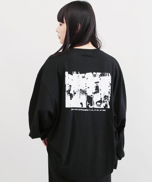 Mark Gonzales(マーク・ゴンザレス)の「Mark Gonzales / マークゴンザレス 別注 コラボ オーバーサイズ 刺繍 ロゴ ビッグシルエット プリント ロンT(Tシャツ/カットソー・メンズ・ブラック系その他3/ブルー/ホワイト/ホワイト系その他/ホワイト系その他2/ブラック系その他/ブラック系その他4/ブラック/グレイッシュベージュ/ホワイト系その他3/ブラック系その他2/ホワイト系その他4・MEDIUM/LARGE)」の22枚目の写真