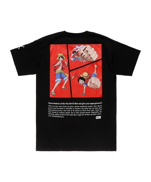 BAIT（ベイト）の「【2107_OPC】ONEPIECE DEVILFRUIT LUFFY TEE 216-OPC-TEE-003（Tシャツ/カットソー・メンズ・ブラック/ホワイト・MEDIUM/LARGE/X-LARGE）」の5枚目の写真