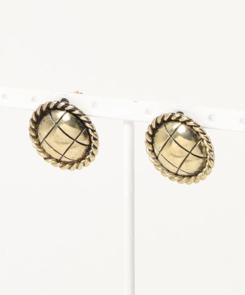 VIS（ビス）の「ヴィンテージ風メタルピアス（ピアス（両耳用）・レディース・ゴールド/ゴールド系その他/ゴールド系その他2・FREE）」の4枚目の写真