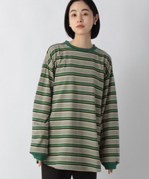 LOWRYS FARM | ボーダーＴロングスリーブ　216086(Tシャツ/カットソー)