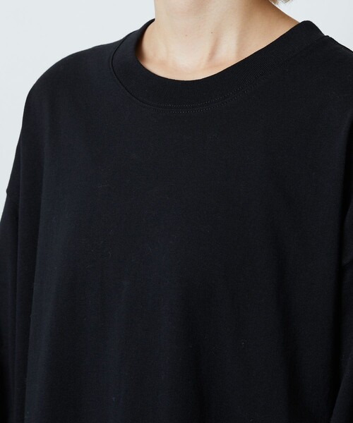 FREAK'S STORE(フリークスストア)の「【WEB限定】ビッグシルエットTワンピース(ワンピース・レディース・ライトグレー/ブラック/ブラウン/マスタード/オリーブ/ブルー/レッド系/ナチュラル・フリ-)」の11枚目の写真