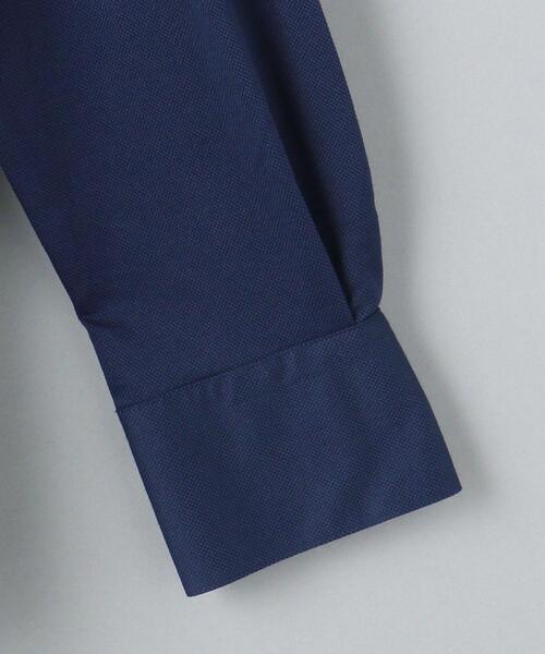 WORK TRIP OUTFITS GREEN LABEL RELAXING（ワークトリップアウトフィッツグリーンレーベル リラクシング）の「＜WORK TRIP OUTFITS GREEN LABEL RELAXING＞TCオックス風ジャージ スリム ボタンダウン ドレスシャツ（ビジネスシャツ・メンズ・ライトブルー/ホワイト/ネイビー・S/XL/M/L）」の10枚目の写真