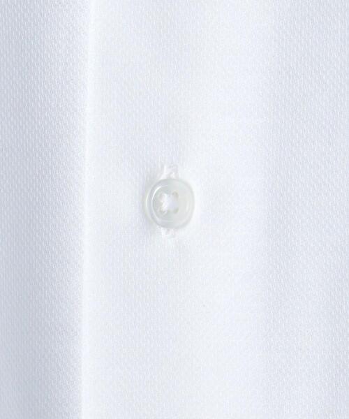 WORK TRIP OUTFITS GREEN LABEL RELAXING（ワークトリップアウトフィッツグリーンレーベル リラクシング）の「＜WORK TRIP OUTFITS GREEN LABEL RELAXING＞TCオックス風ジャージ スリム ボタンダウン ドレスシャツ（ビジネスシャツ・メンズ・ライトブルー/ホワイト/ネイビー・S/XL/M/L）」の14枚目の写真