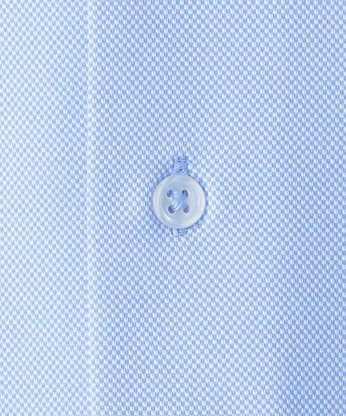 WORK TRIP OUTFITS GREEN LABEL RELAXING（ワークトリップアウトフィッツグリーンレーベル リラクシング）の「＜WORK TRIP OUTFITS GREEN LABEL RELAXING＞TCオックス風ジャージ スリム ボタンダウン ドレスシャツ（ビジネスシャツ・メンズ・ライトブルー/ホワイト/ネイビー・S/XL/M/L）」の16枚目の写真