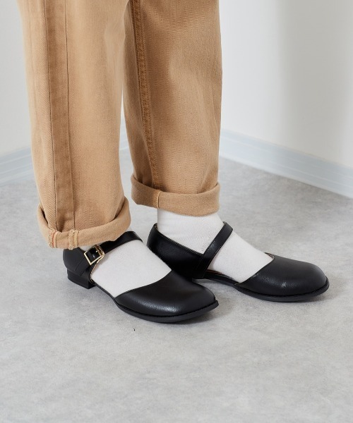 cepo(セポ)の「スクエアトゥー メリージェーン(その他シューズ・レディース・ブラウン/ブラック・M/L)」の5枚目の写真