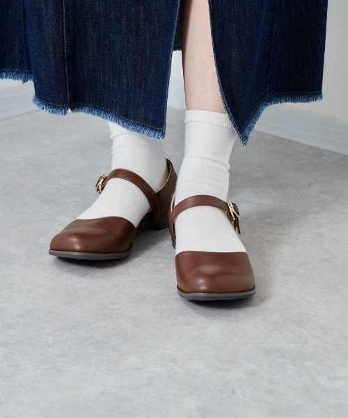 cepo(セポ)の「スクエアトゥー メリージェーン(その他シューズ・レディース・ブラウン/ブラック・M/L)」の8枚目の写真