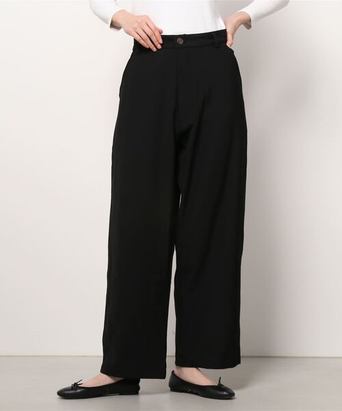 .efiLevol（エフィレボル）の「Wide Side Button Pants（その他パンツ・レディース・ブラック・2/3）」の8枚目の写真