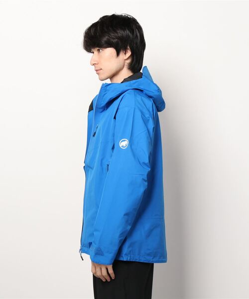 Mammut（マムート）の「【GO OUT / HOUYHNHNM(フイナム) 掲載】アヤコ プロ ハードシェル フーデッド ゴアテックス ジャケット アジアンフィット / Ayako Pro HS Hooded Jacket AF Men / GORE-TEX ゴアテックス（ナイロンジャケット・メンズ・ブルー/ブラック/ネイビー/カーキ・LARGE/SMALL/MEDIUM/X-LARGE）」の8枚目の写真