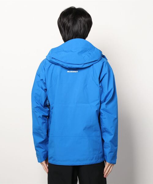 Mammut（マムート）の「【GO OUT / HOUYHNHNM(フイナム) 掲載】アヤコ プロ ハードシェル フーデッド ゴアテックス ジャケット アジアンフィット / Ayako Pro HS Hooded Jacket AF Men / GORE-TEX ゴアテックス（ナイロンジャケット・メンズ・ブルー/ブラック/ネイビー/カーキ・LARGE/SMALL/MEDIUM/X-LARGE）」の7枚目の写真