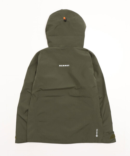 Mammut（マムート）の「【GO OUT / HOUYHNHNM(フイナム) 掲載】アヤコ プロ ハードシェル フーデッド ゴアテックス ジャケット アジアンフィット / Ayako Pro HS Hooded Jacket AF Men / GORE-TEX ゴアテックス（ナイロンジャケット・メンズ・ブルー/ブラック/ネイビー/カーキ・LARGE/SMALL/MEDIUM/X-LARGE）」の11枚目の写真