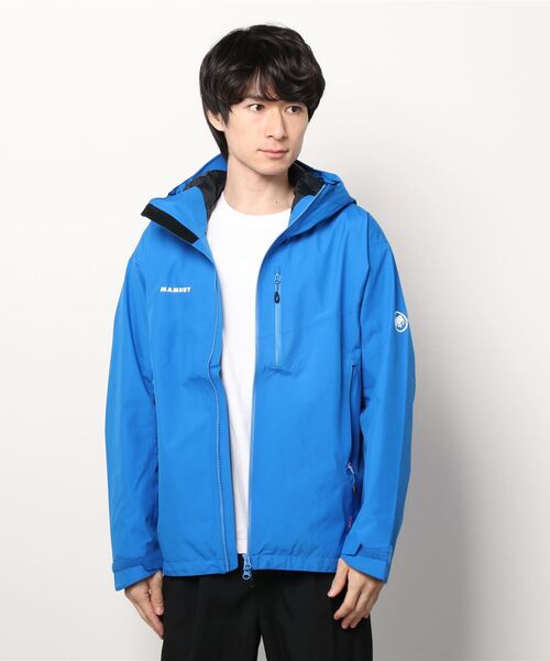 Mammut（マムート）の「【GO OUT / HOUYHNHNM(フイナム) 掲載】アヤコ プロ ハードシェル フーデッド ゴアテックス ジャケット アジアンフィット / Ayako Pro HS Hooded Jacket AF Men / GORE-TEX ゴアテックス（ナイロンジャケット・メンズ・ブルー/ブラック/ネイビー/カーキ・LARGE/SMALL/MEDIUM/X-LARGE）」の9枚目の写真