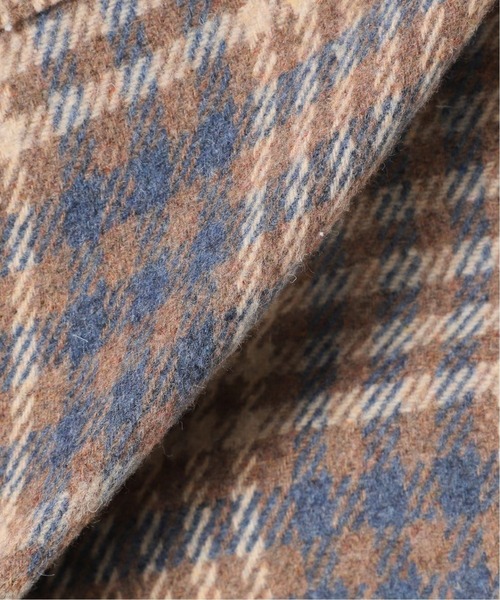 417 EDIFICE(フォーワンセブンエディフィス)の「◆ウーリーチェックネルシャツ(ブルゾン・メンズ・ブラウン/ベージュ/ブルー/ネイビー・SMALL/MEDIUM/LARGE)」の11枚目の写真